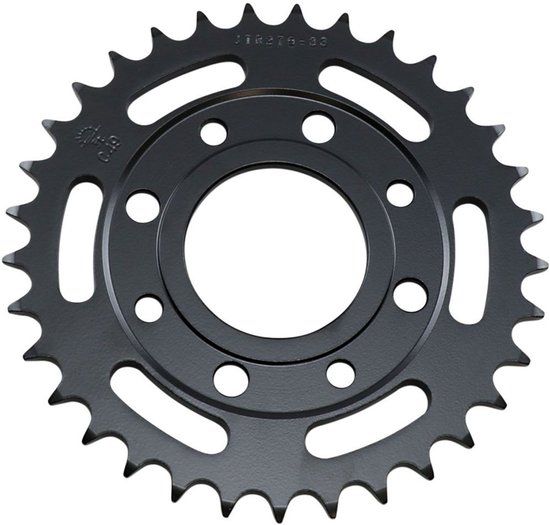 Jt Sprockets 520 Jtr279.33 Steel Achtertandwiel Zwart 33t Silver