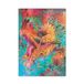 Paperblanks Kalender 12 maanden Flexi 2025, brandende draak, horizontaal - Midi (175 mm x 120 mm), Italiaans