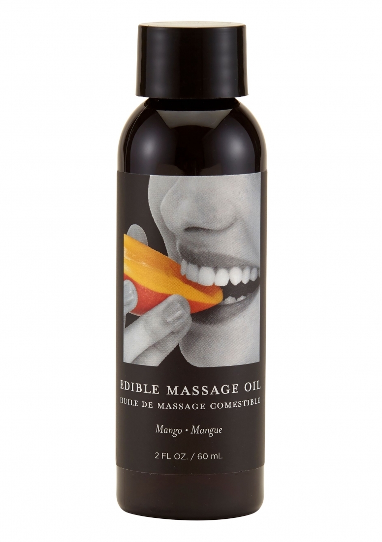 Earthly body Mango Edible Massage Oil -- 2 oz