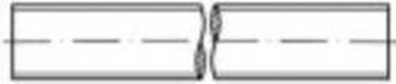 TOOLCRAFT 1066485 M10 Draadeind M10 1000 mm RVS A2 1 stuk(s)