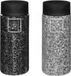 Atmosphera Decoratie steentjes - 2x potjes - zwart en grijs - 750 gram