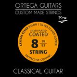 COATED Ortega COATED 8 STRING NYLON