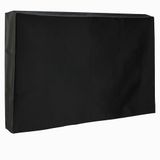 Amazon Basics Waterdichte Tv-hoes voor Buiten voor een 52in - 55in Flatscreen-tv, 131,3cm x 13,7cm x 78,7cm, Zwart