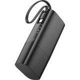 HOCO J148 2-en-1 Powerbank, 5000 mAh, 20 W, PD, 2 x USB-C, Noir