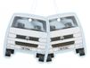 BRISA VW Collection by BRISA - Set van 2 Volkswagen luchtverfrissers met VW T5/T6 Bulli Bus-motief (Piña Colada)
