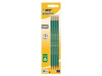 BIC Potlood Conte Evolution zeskantig HB met gumtip à 4st