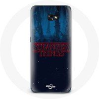 Maniacase Hoesje voor Samsung Galaxy A8 2016 Stranger Things seizoen 2 logo