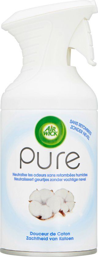 Air Wick Pure Luchtverfrisser Spray - Zachtheid van Katoen - 250 ml