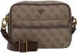 GUESS Milano Sac bandoulière Double Zip Beige / Marron