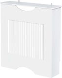 HOMCOM Radiatorbekleding - E1-klasse MDF-panelen - 78x19x82cm - Wit