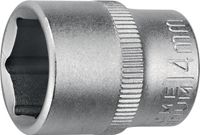 Promat dopsleutel 1/4" zeskant - 12x25mm