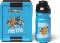 LEGO Ninjago Lunchset - Drinkfles/Bidon en Broodtrommel - Kunststof