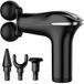 Verk 24575 Pistolet de massage 25 W, 4 embouts, noir