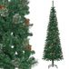 Merkloos / Sans marque HOMCOM Kunstkerstboom 195 cm PVC Groen