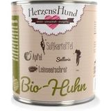 HerzensHund HeartDog Adult 6x800g Bio kip