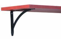 Knape & Vogt John Sterling Elegante Stijl Decoratieve Shelf Bracket, 7-inch, Zwart, RP-0053-7BK