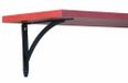 Knape & Vogt John Sterling Elegante Stijl Decoratieve Shelf Bracket, 7-inch, Zwart, RP-0053-7BK