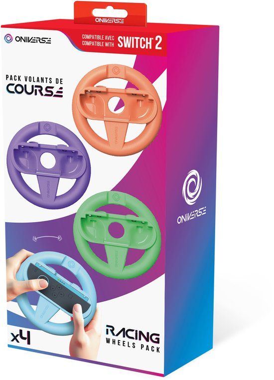 Oniverse 4-in-1 Racewheel Controller Set voor Nintendo Switch 2
