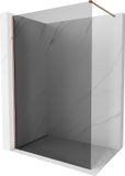 Mexen Kioto-X paroi de douche Walk-in 120 x 200 cm, graphite 10 mm, or rose