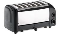 Dualit Broodrooster zwart RVS | 6 sneden