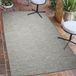 Tapis intérieur et extérieur, utilisable des deux côtés avec aspect sisal, couleur sable, dimensions : 60 x 100 cm