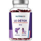 Nutri&Co Chardon-Marie Détox Foie-Colon-Intestins 60 Capsules