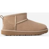 UGG CLASSIC ULTRA MINI K - MeisjesLaarzenKinderlaarsjes - Kleur: Wit/beige - Maat: 32.5