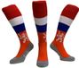 Hingly Nederland met leeuw Chaussettes de sport longues, chaussettes de hockey, chaussettes de football Taille 31-35