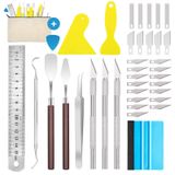38-delige snijmes set voor creatieve projecten