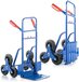Viking Choice Steekwagen met traploper - opvouwbaar - tot 250 kg - blauw, rood