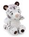 NICI 62421 Knuffeldier sneeuwluipaard Eleni Snowbell, 35 cm, wit