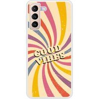 Samsung Galaxy S21 Good vibes hoesje