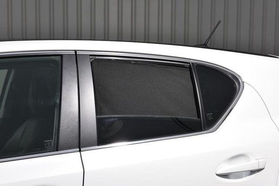 Car Shades Set Lexus CT200H 2011 - Black - Clip System