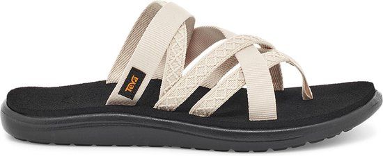 Teva W Voya Zillesa Dames Slippers - Wit/Zwart - Maat 38