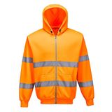Portwest B305 Hi-Vis Zipsweater met Capuchon en Rits Hoge Zichtbaarheid