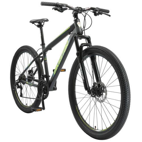 Bikestar Hardtail MTB - 27.5 Inch - 21 Speed - Steel Frame - Black - Unisex