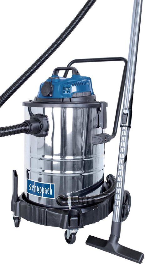 Scheppach ASP50-ES 50 l Waterstofzuiger Droog en nat Combi