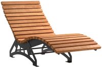 Sotech Lounger Tuinligstoel - Verzinkt Staal & Thermisch Behandeld Dennenhout