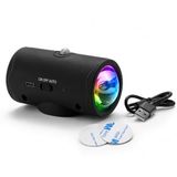 M mimotec - LED wandlamp zwart RGB met bewegingssensor