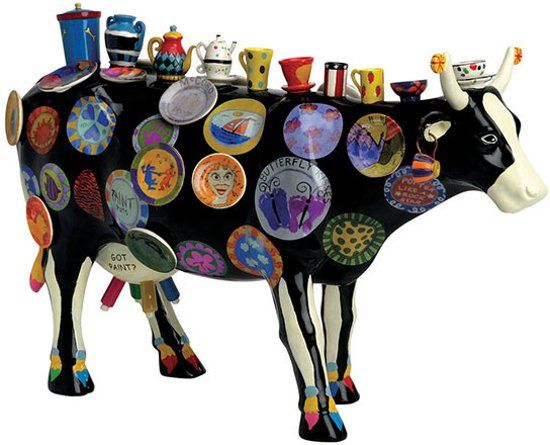 Cowparade The Moo Potter Extra Large - Decoratief beeld of figuur - multi