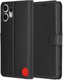 Techsuit Nothing CMF Phone 2 Pro - Techsuit Leather Folio Book Wallet Case - Zwart