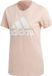 adidas W BOS CO Tee Dames T-shirt - Roze/Wit - Maat XS