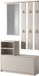 Selsey Yesfir – Halset met schoenenkast en wandpaneel, kasjmiergrijs, 85 cm