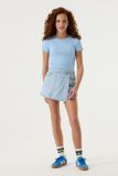 Garcia Meisjes Effen Shorts Blauw