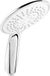 Cornat handdouche "Carballo" - 110 mm kopdiameter - verchroomd - 5 straalsoorten