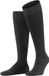 FALKE Energizing Wool met compressie wol katoen kniekousen heren grijs - maat 47-48