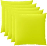 vidaXL - Taie d'oreiller - 6 pièces - Vert clair - 80 x 80 cm - Polyester