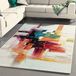Mia's tapijten Smaragd - modern designertapijt - penseelstreek motief, meerkleurig, 120x170 cm