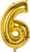 Boland ballon '6' or 86 cm