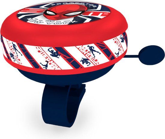 Seven Marvel Spider-Man Fietsbel Jongens 55 mm Rood